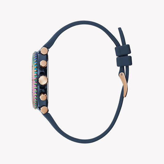 GUESS WATCHES GW0466L2 - Vivid Rose Gold & Blue Silicone Watch-i-Watch-2