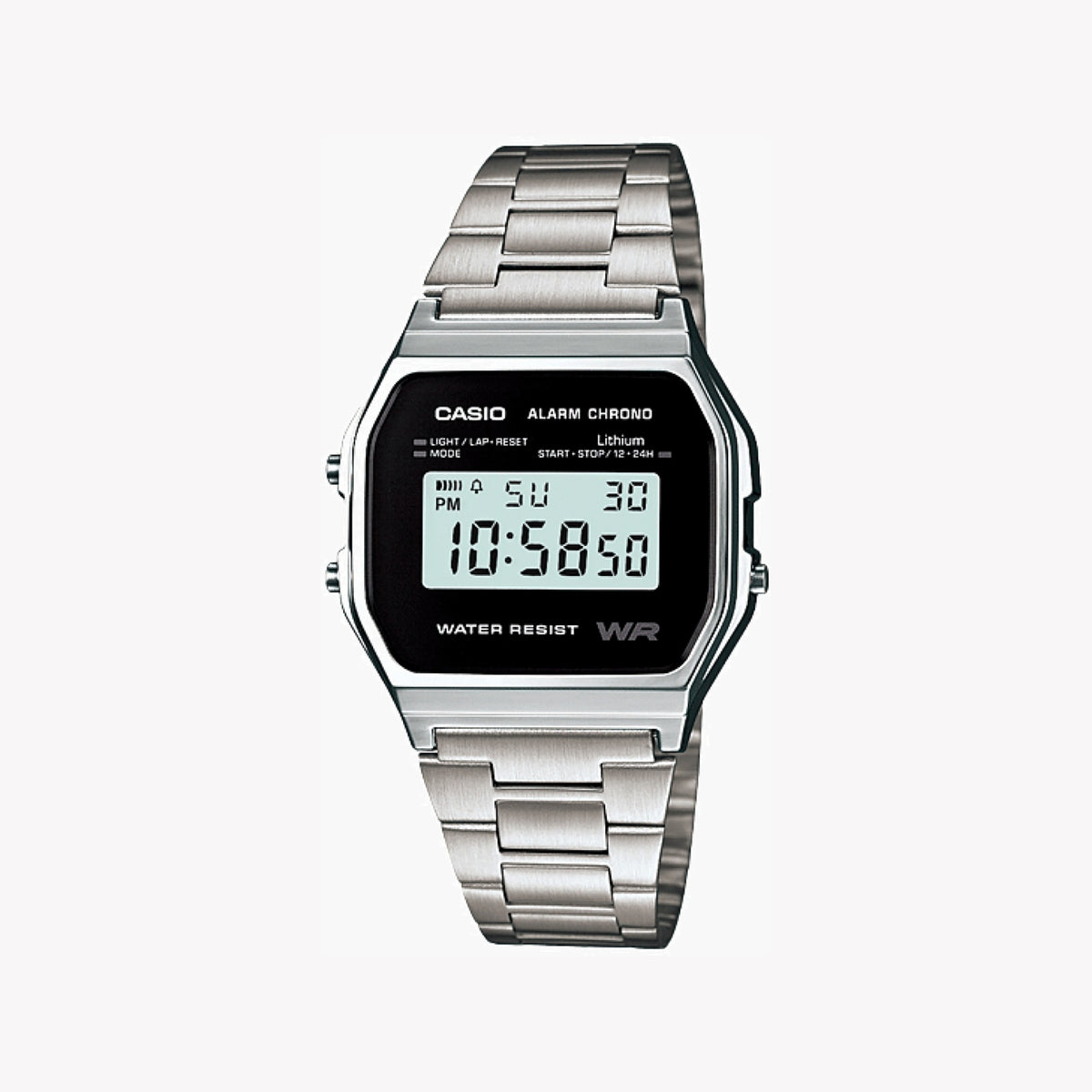 CASIO A158W-1DF UNISEX - TIMELESS STYLE & FUNCTIONALITY WRISTWATCH FOR EVERY OCCASION