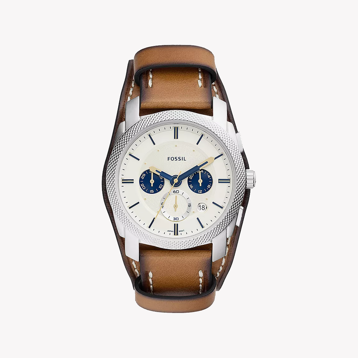 FOSSIL FS5922 - TIMELESS ELEGANCE MEN'S WATCH WITH CLASSIC LEATHER STRAP & STUNNING DIAL