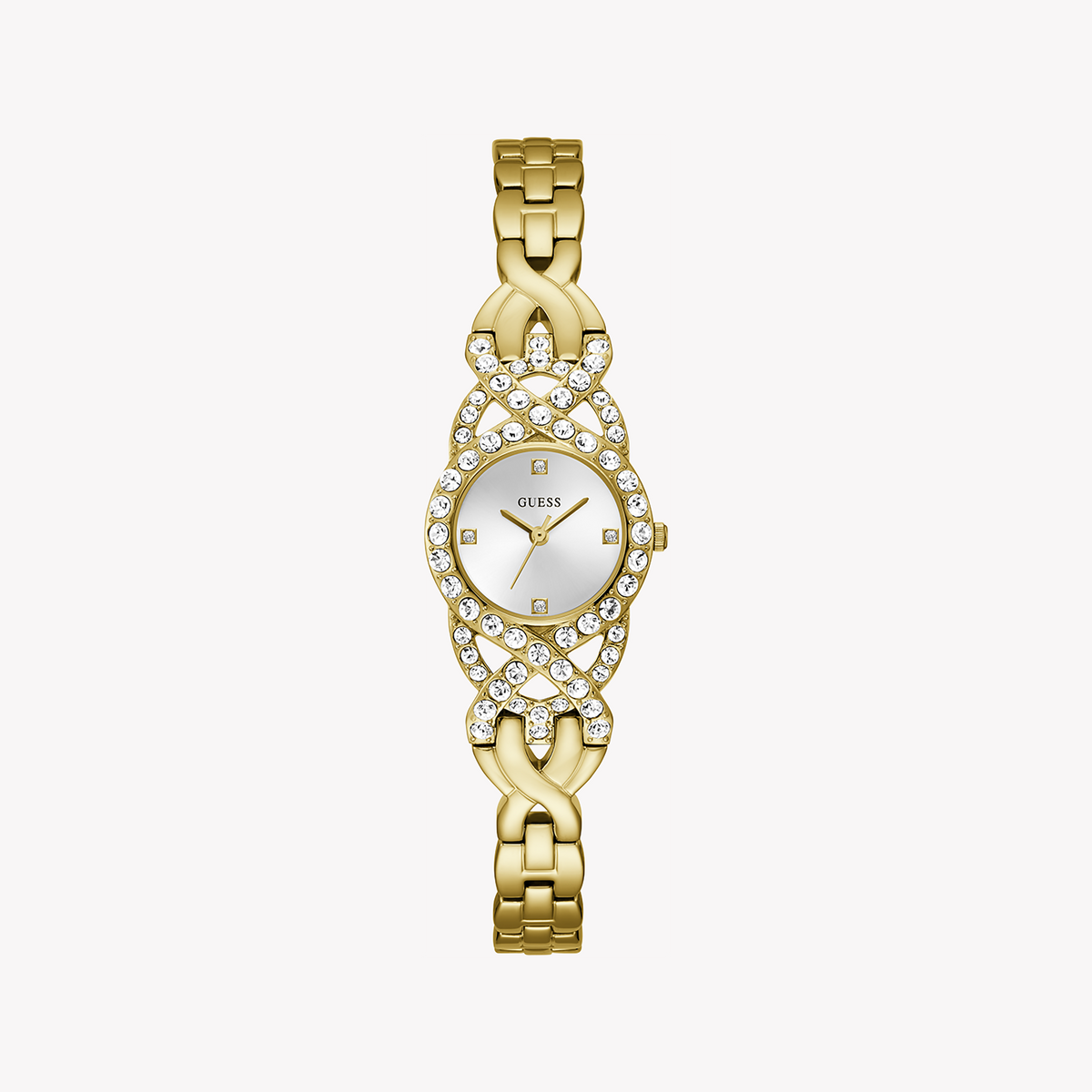 GUESS GW0682L2 BOLD SOPHISTICATION - STRIKING GOLD & SILVER TIMEPIECE FOR MODERN WOMEN