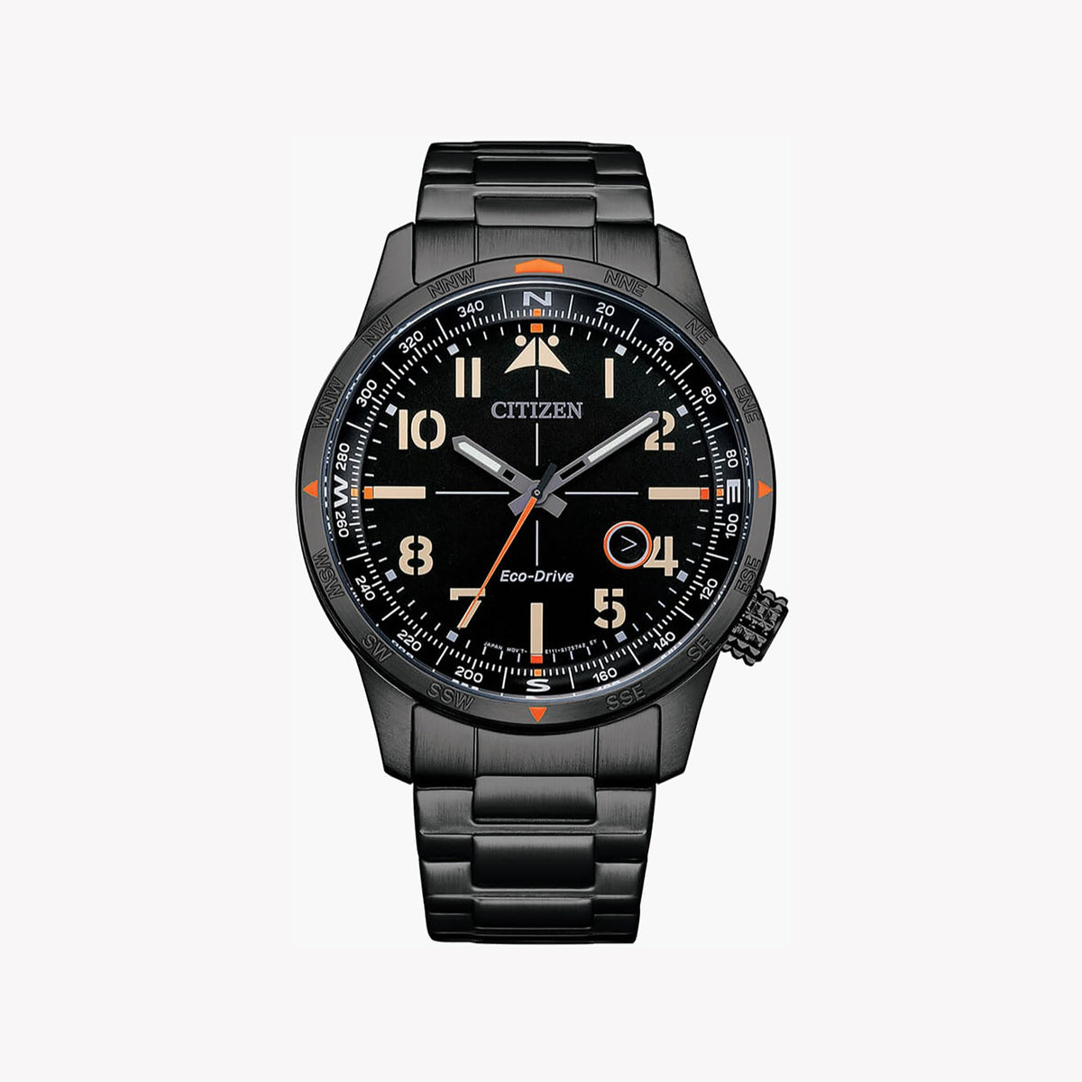 CITIZEN BM7555-83E BOLD PERFORMANCE - MEN'S BLACK STAINLESS STEEL WATCH WITH POWERFUL STYLE