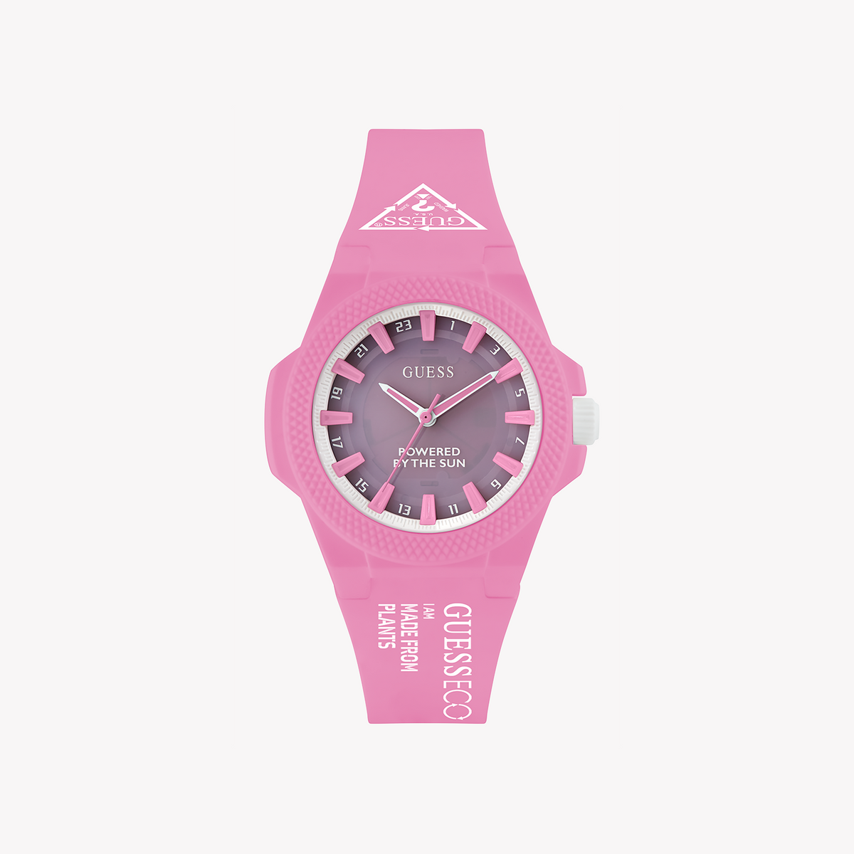 GUESS GW0587L3 - PLAYFUL PINK DREAM - Chic Women's Watch with Vibrant 40mm Case and Comfortable Band