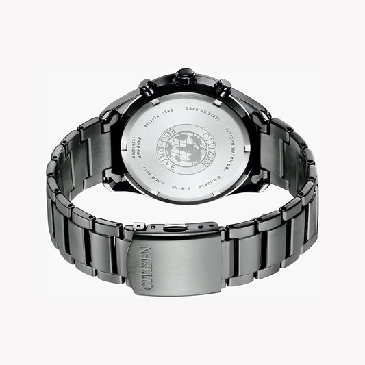 CITIZEN CA4457-81H BOLD COMMANDER - MODERN BLACK STAINLESS STEEL MEN'S WATCH-i-Watch-2