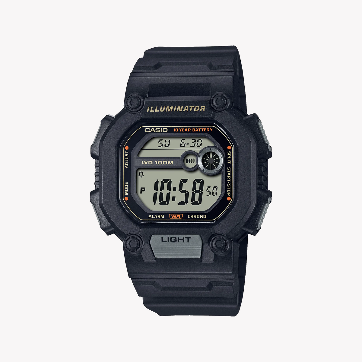 CASIO W-737HX-1AVDF ADVENTURE READY - SPORTY & STYLISH MEN'S WATCH with Black Resin Band & Bold Display