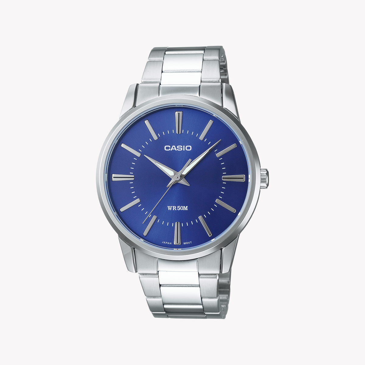 CASIO MTP-1303PD-2AVEG - CLASSIC BLUE DIAL MEN'S WATCH - STYLISH STAINLESS STEEL BRACELET
