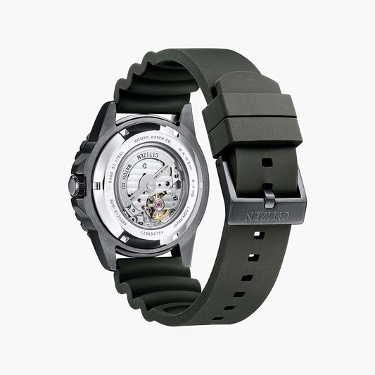 CITIZEN NJ0125-11E DYNAMIC POWER - MODERN MEN'S AUTOMATIC TIMEPIECE WITH SLEEK BLACK DESIGN-i-Watch-2