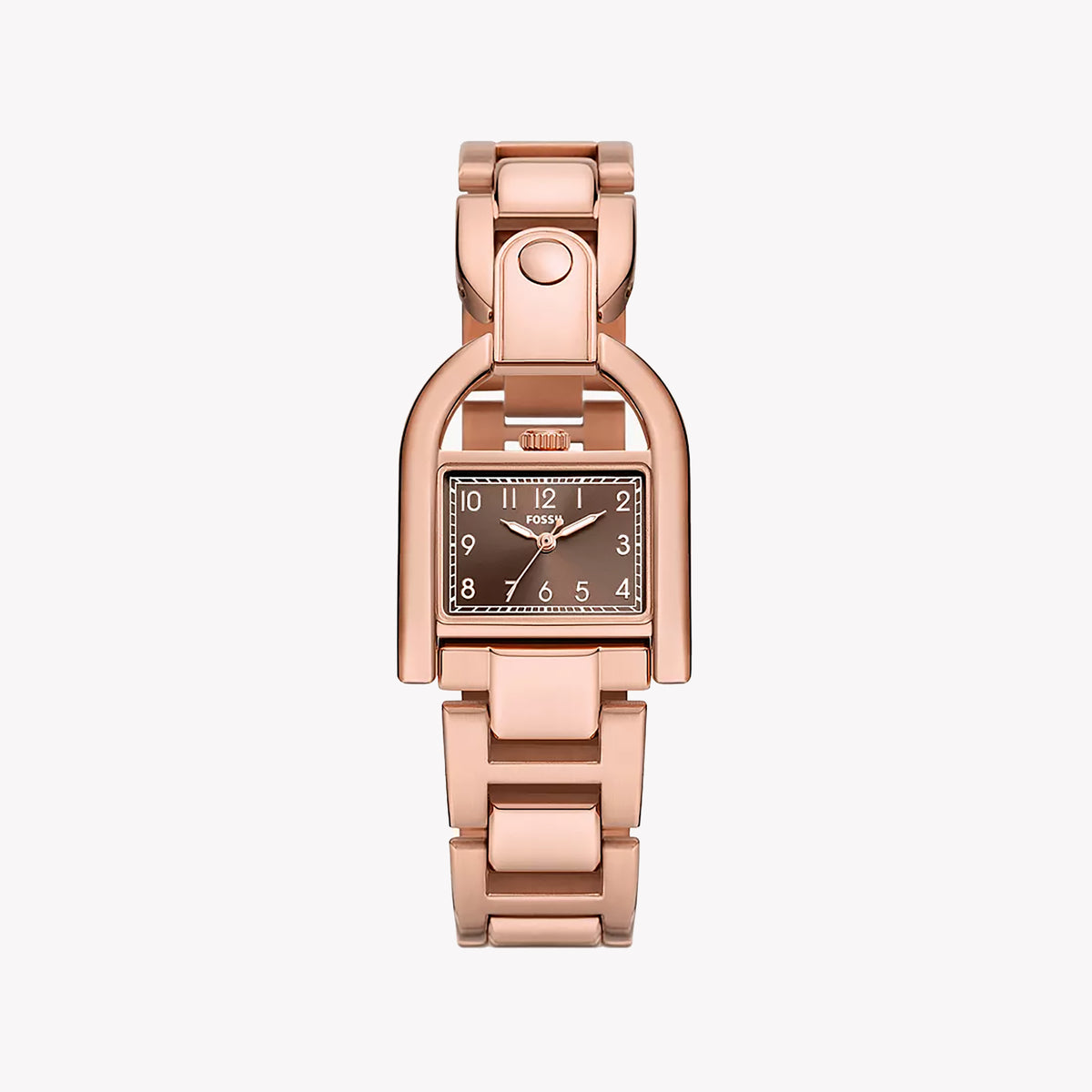 FOSSIL Women's Watch with Rose Gold Stainless Steel Case and Rose Gold Stainless Steel Band