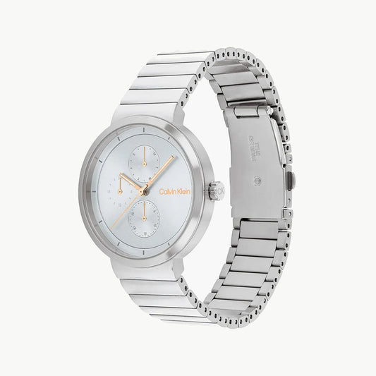 CK CALVIN KLEIN NEW COLLECTION - ELEGANT SILVER STAINLESS STEEL WOMEN'S WATCH-i-Watch-2