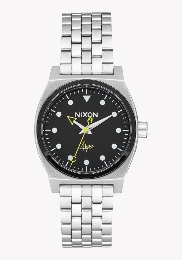 NIXON A1130-2971 BOLD SOPHISTICATION - ELEGANT SILVER & BLACK WOMEN'S TIMEPIECE