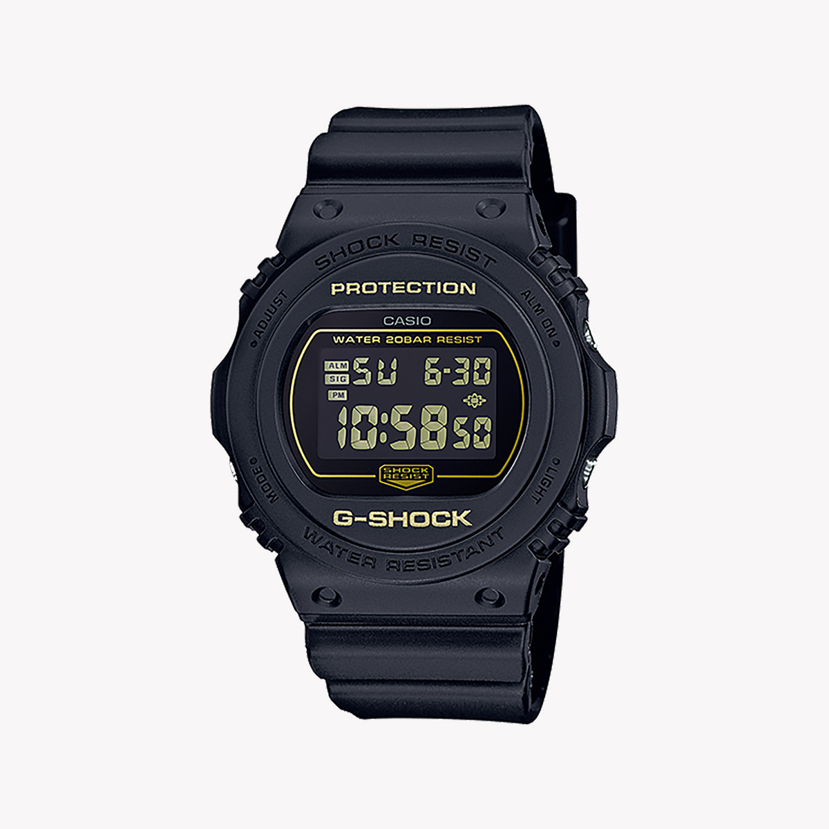 CASIO G-SHOCK DW-5700BBM-1DR - BLACKOUT BOLD ADVENTURER Men's Watch with sleek digital dial and robust resin band