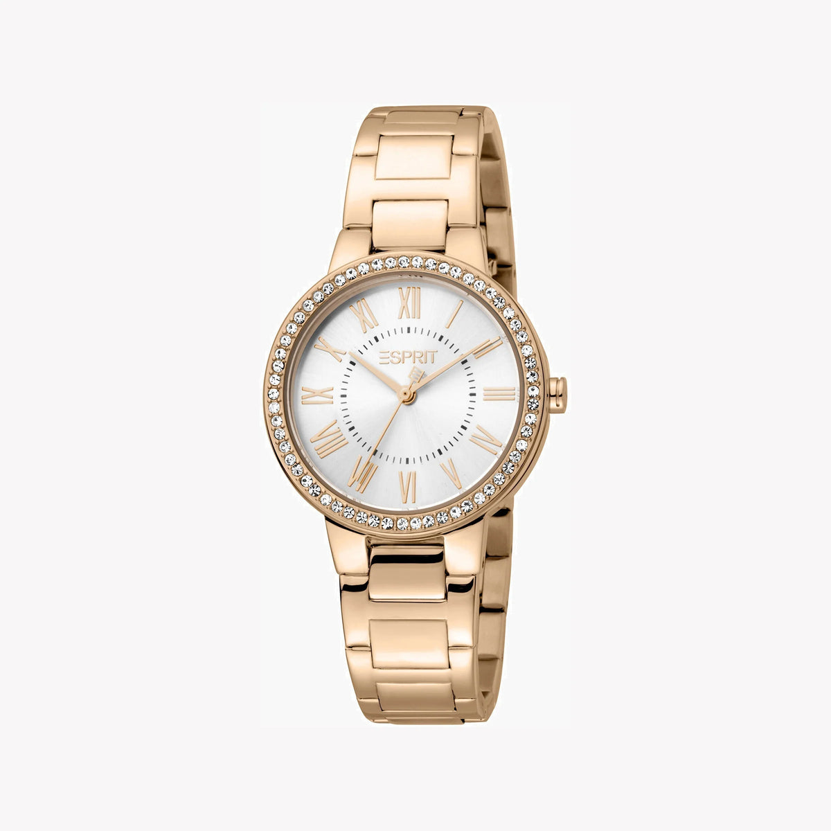 ESPRIT Women's Watch with Rose Gold Stainless Steel Case and Rose Gold Stainless Steel Band