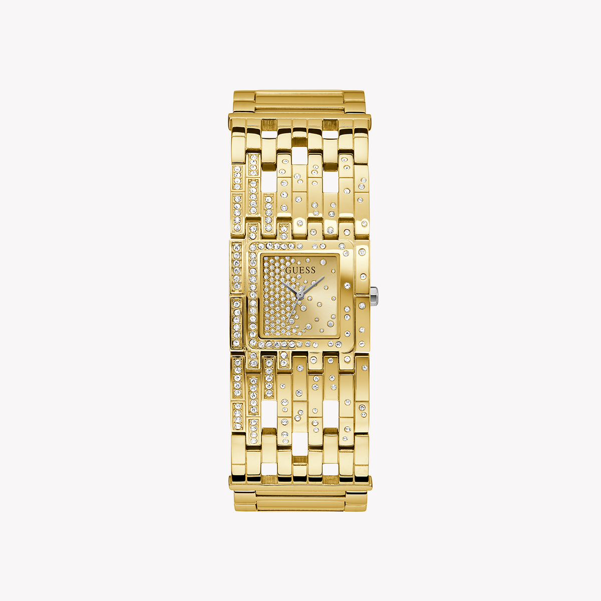 GUESS GW0441L2 RADIANT GLAM - Women's Luxe Gold Watch for Timeless Confidence