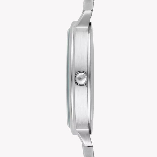 EMPORIO ARMANI AR2511 - ELEGANT SILVER STAINLESS STEEL WOMEN'S WATCH WITH MINIMALIST DIAL-i-Watch-2