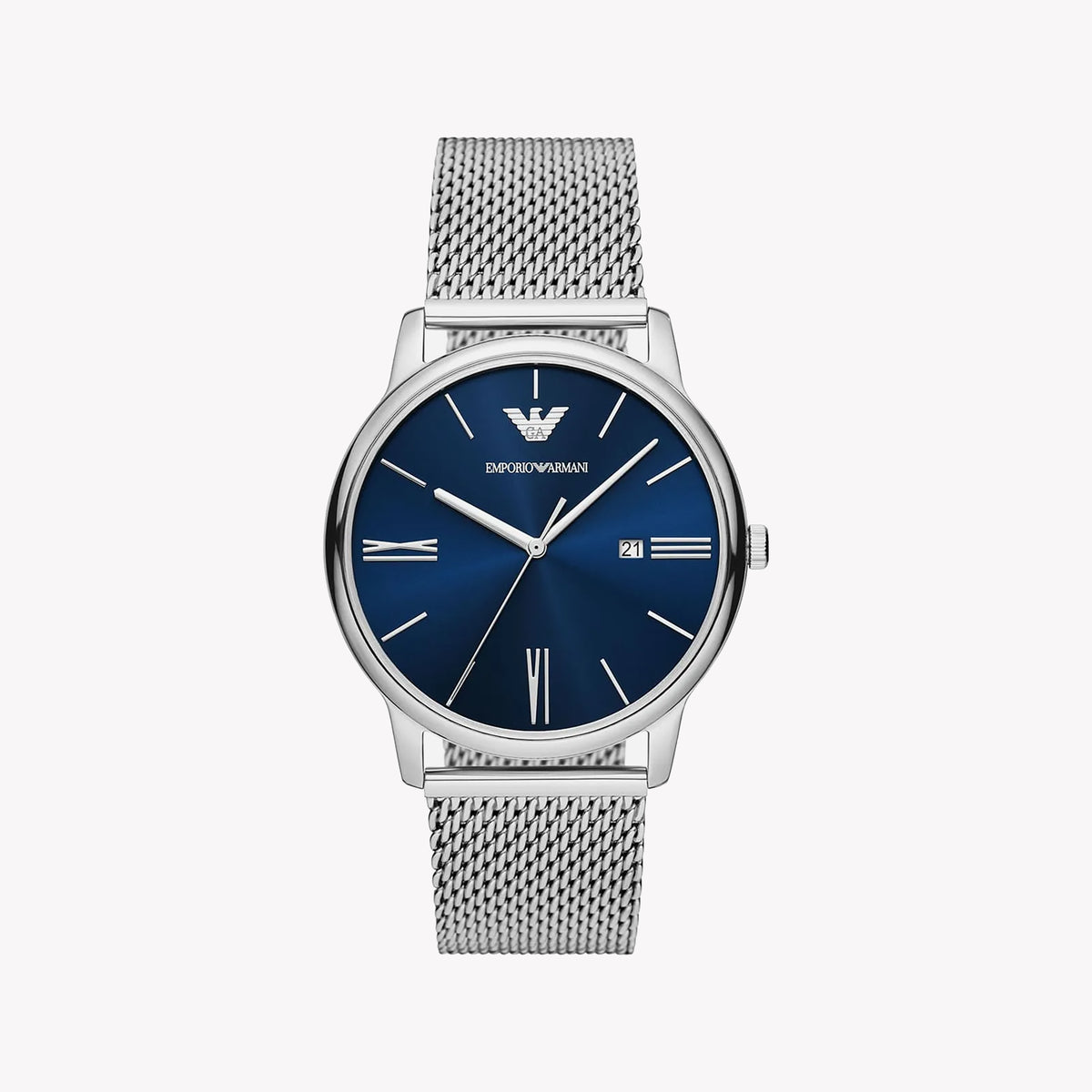 EMPORIO ARMANI AR11571 MODERN ELEGANCE - STUNNING BLUE DIAL MEN'S WATCH