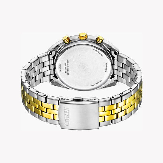 CITIZEN AN8214-55E - BOLD PERFORMANCE MEN'S CHRONOGRAPH WATCH WITH STUNNING SILVER & GOLD ACCENTS-i-Watch-2