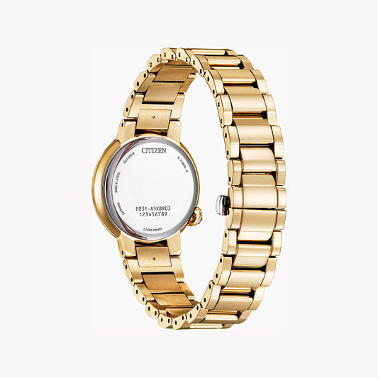 CITIZEN EM0919-85Y - GLAMOROUS TIMEPIECE FOR THE MODERN WOMAN - RADIANT GOLD & VIBRANT DIAL-i-Watch-2