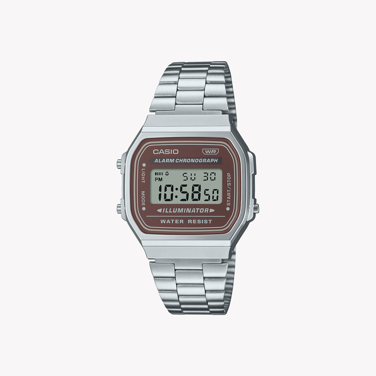 CASIO A168WA-5AY - BOLDLY VERSATILE METAL MASTERPIECE - Unisex Digital Watch with Sleek Silver Band and Dynamic Design
