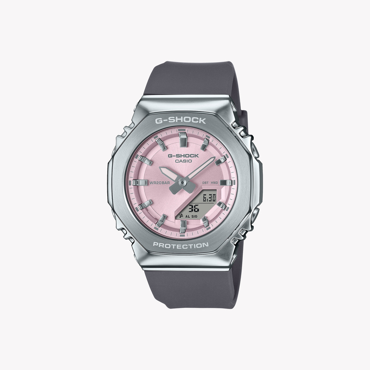 G-SHOCK GM-S2110-4AER - ELEGANT ADVENTURER: Women's Pink Dial & Eco-Friendly Band Watch