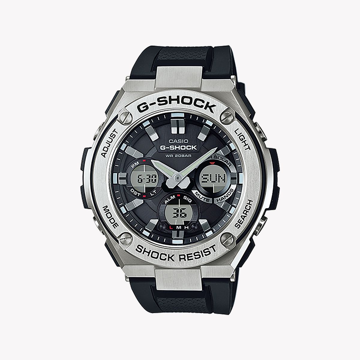 CASIO G-SHOCK GST-S110-1ADR - RUGGED ELEGANCE FOR ADVENTUROUS MEN'S STYLE