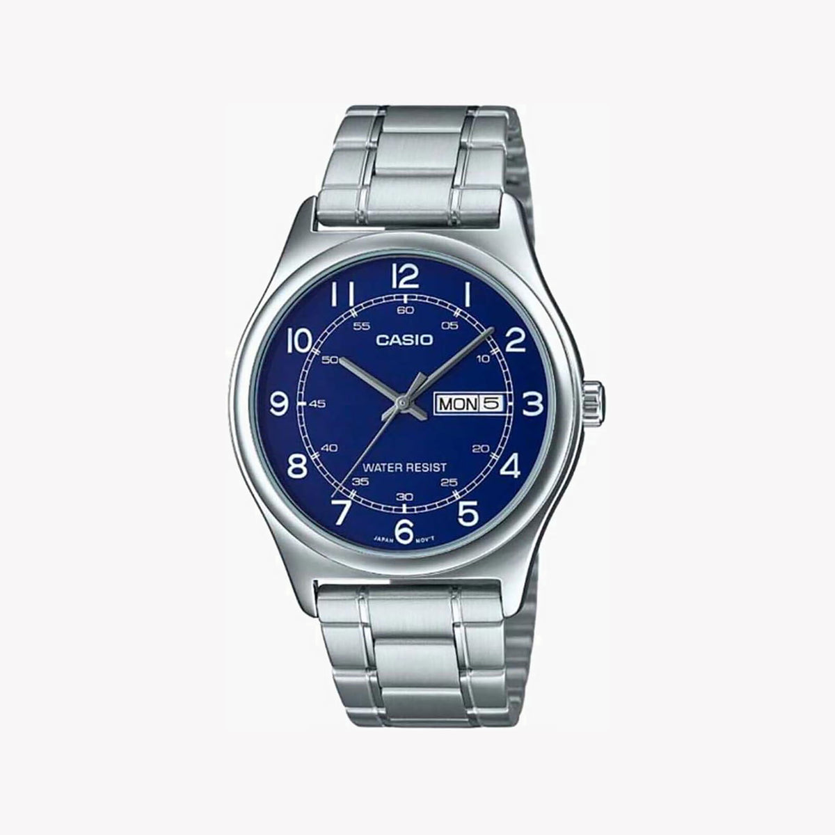 CASIO MTP-V006D-2BUDF BOLD PERFORMANCE - STYLISH MEN'S ANALOG WATCH WITH BLUE DIAL
