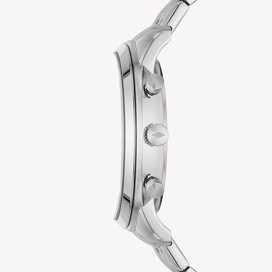 FOSSIL FS6025 TIMEPIECE - ELEGANT SILVER & BLUE DIAL MEN'S QUARTZ WATCH-i-Watch-2