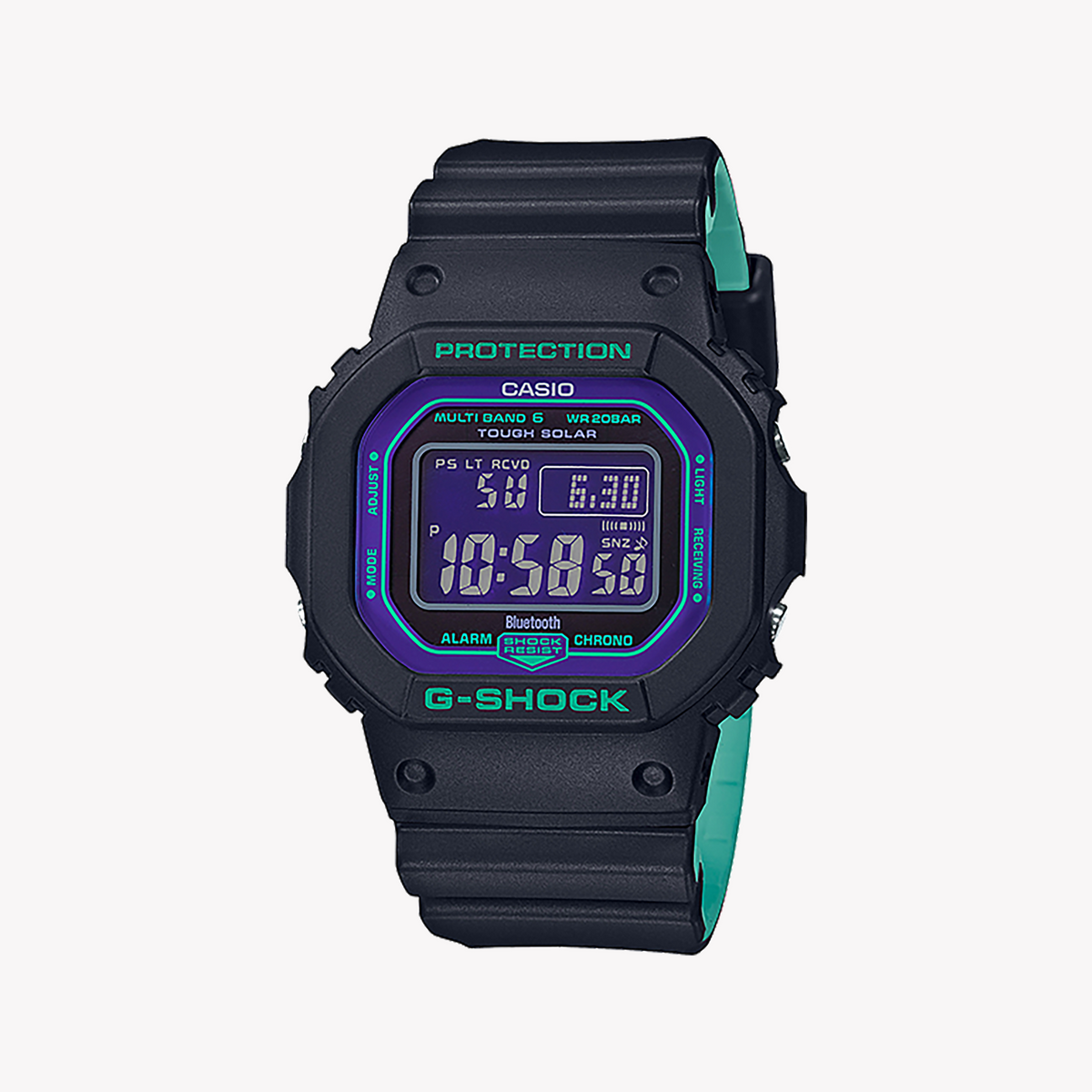 CASIO G-SHOCK GW-B5600BL-1DR - SPORTY EDGE MENS DIGITAL WATCH WITH BLUETOOTH & 200M WATER RESISTANCE