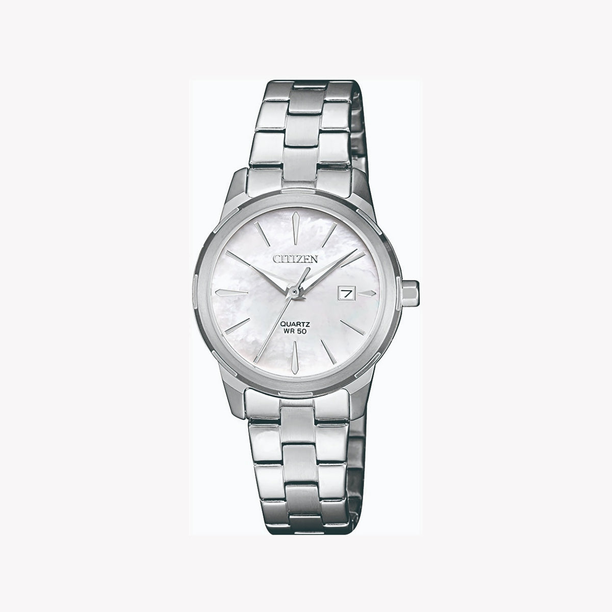 CITIZEN EU6070-51D - ELEGANTLY TIMELESS SILVER STAINLESS STEEL WOMEN'S WATCH