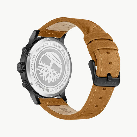 BOLD PERFORMANCE - TIMBERLAND TDWGF0028902 MEN'S RUGGED BLACK DIAL WATCH WITH LEATHER BAND-i-Watch-2