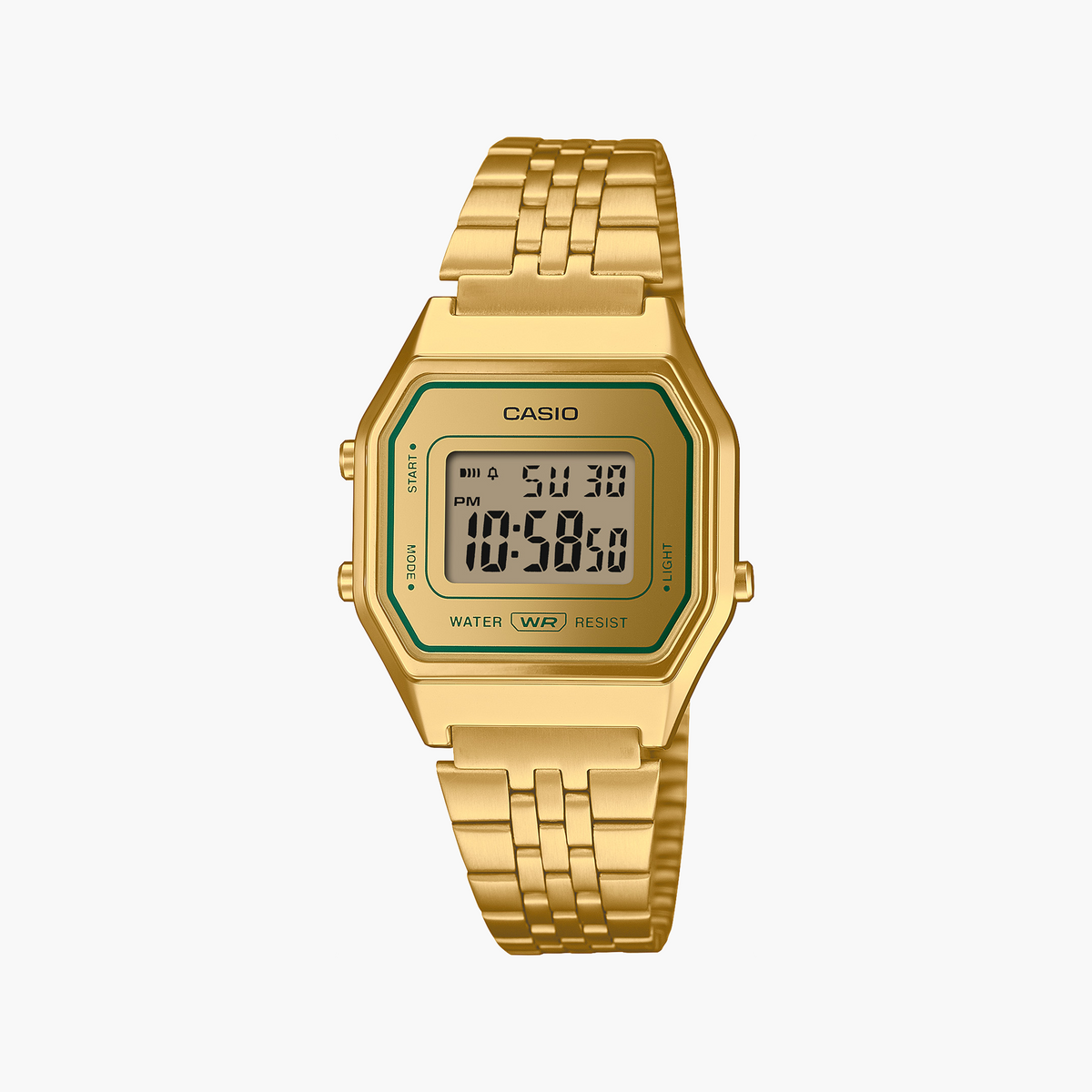 Casio Vintage Mod ICONIC GENT GOLD GREEN - LA680WEGV-9AEF-i-Watch
