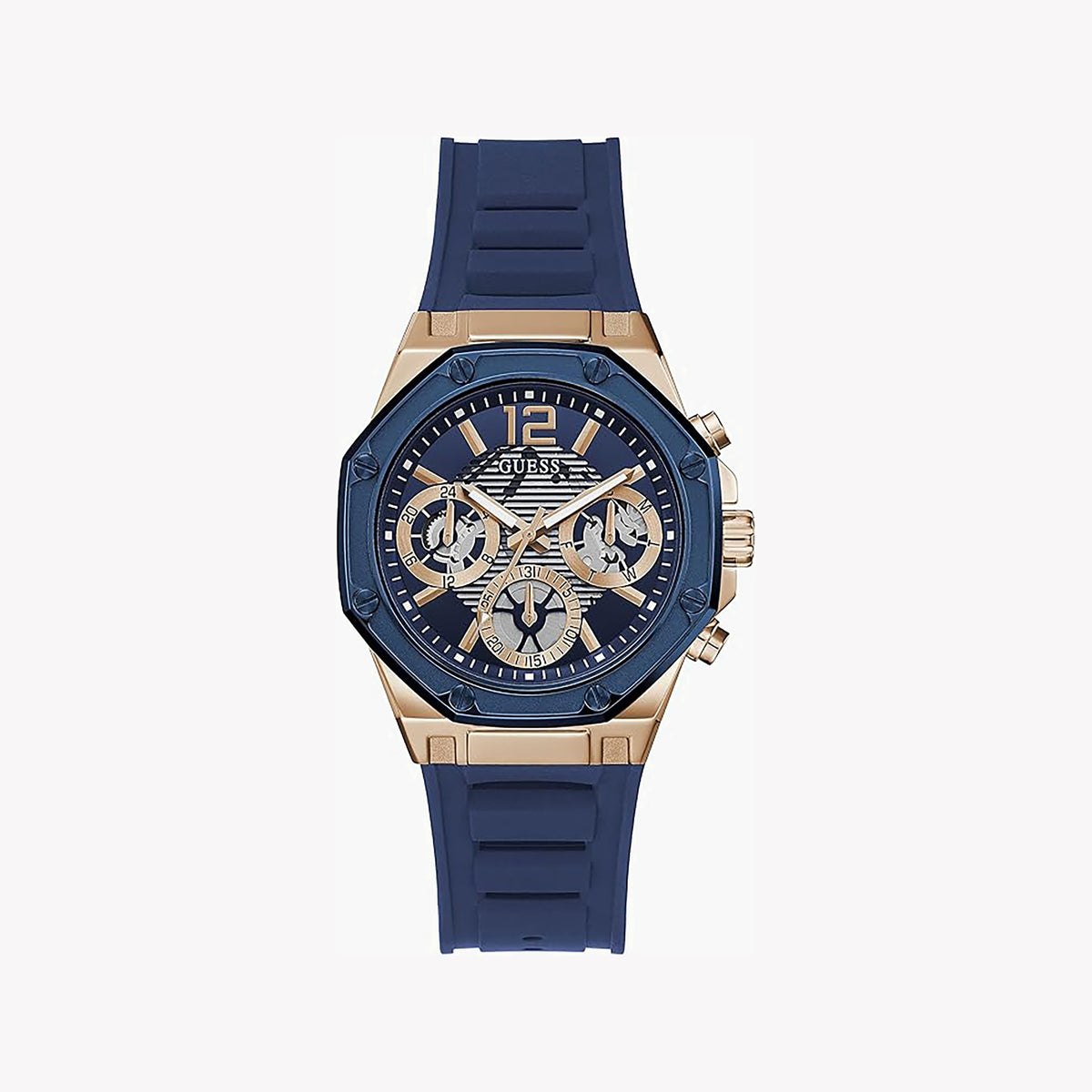 GUESS GW0256L2 - VIBRANT SPIRIT WOMEN'S WATCH WITH BLUE DIAL & GOLD CASE