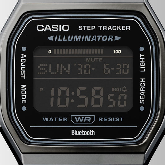 CASIO ABL-100WEGG-1BEF - BOLD FUSION OF STYLE & FUNCTIONALITY, BLACK METAL BAND WATCH-i-Watch-2
