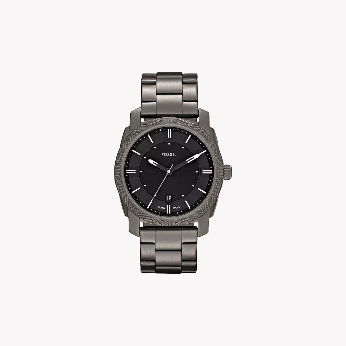 FOSSIL FS4774 SLEEK MODERN MEN'S WATCH - ELEGANT STAINLESS STEEL & BLACK DIAL