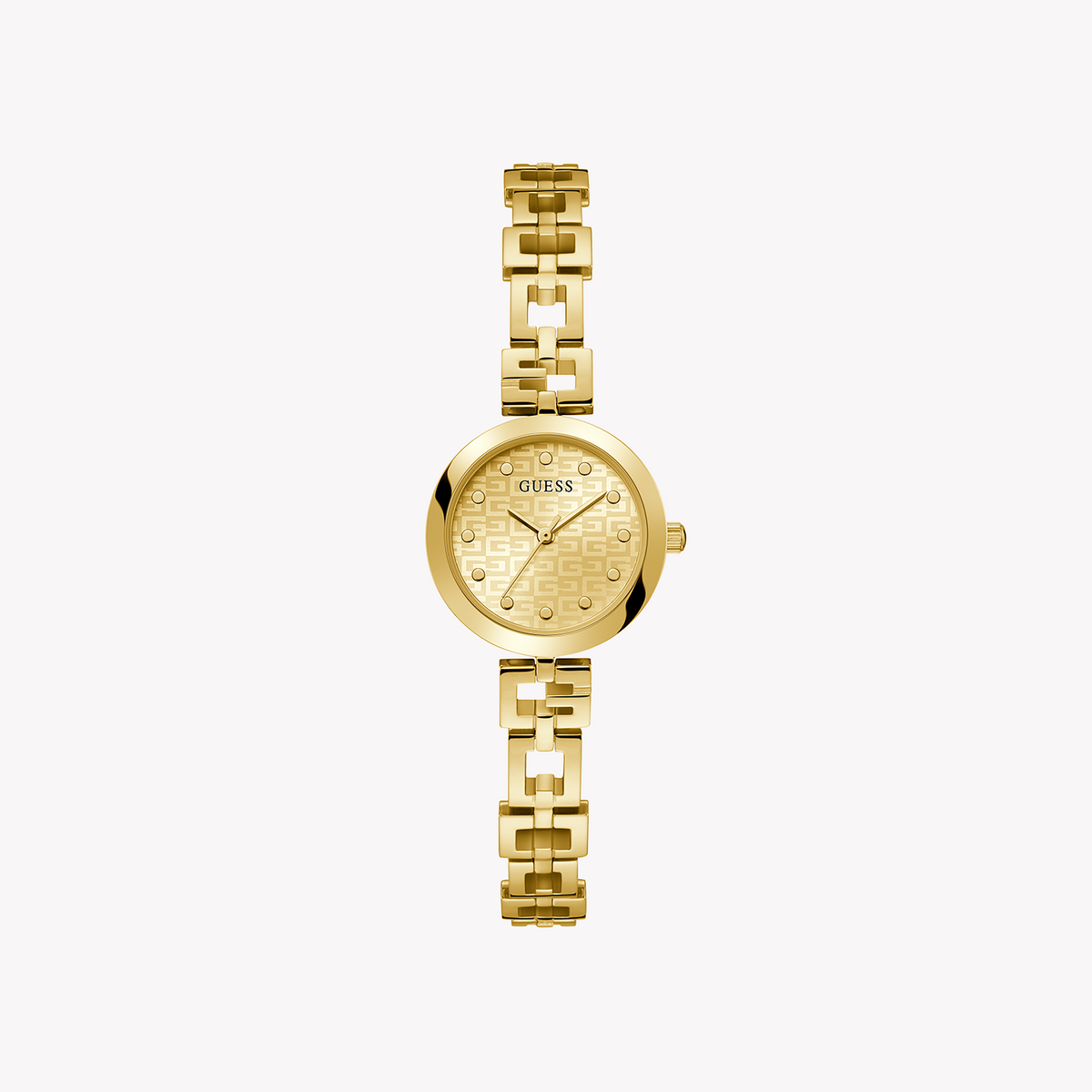 GUESS GW0549L2 - ELEGANT GOLD CHARM - Chic Women's Watch with Champagne Dial & Sleek Stainless Steel Band