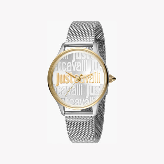 JUST CAVALLI Women's Watch with Silver Stainless Steel Case and Silver Stainless Steel Band-i-Watch-2