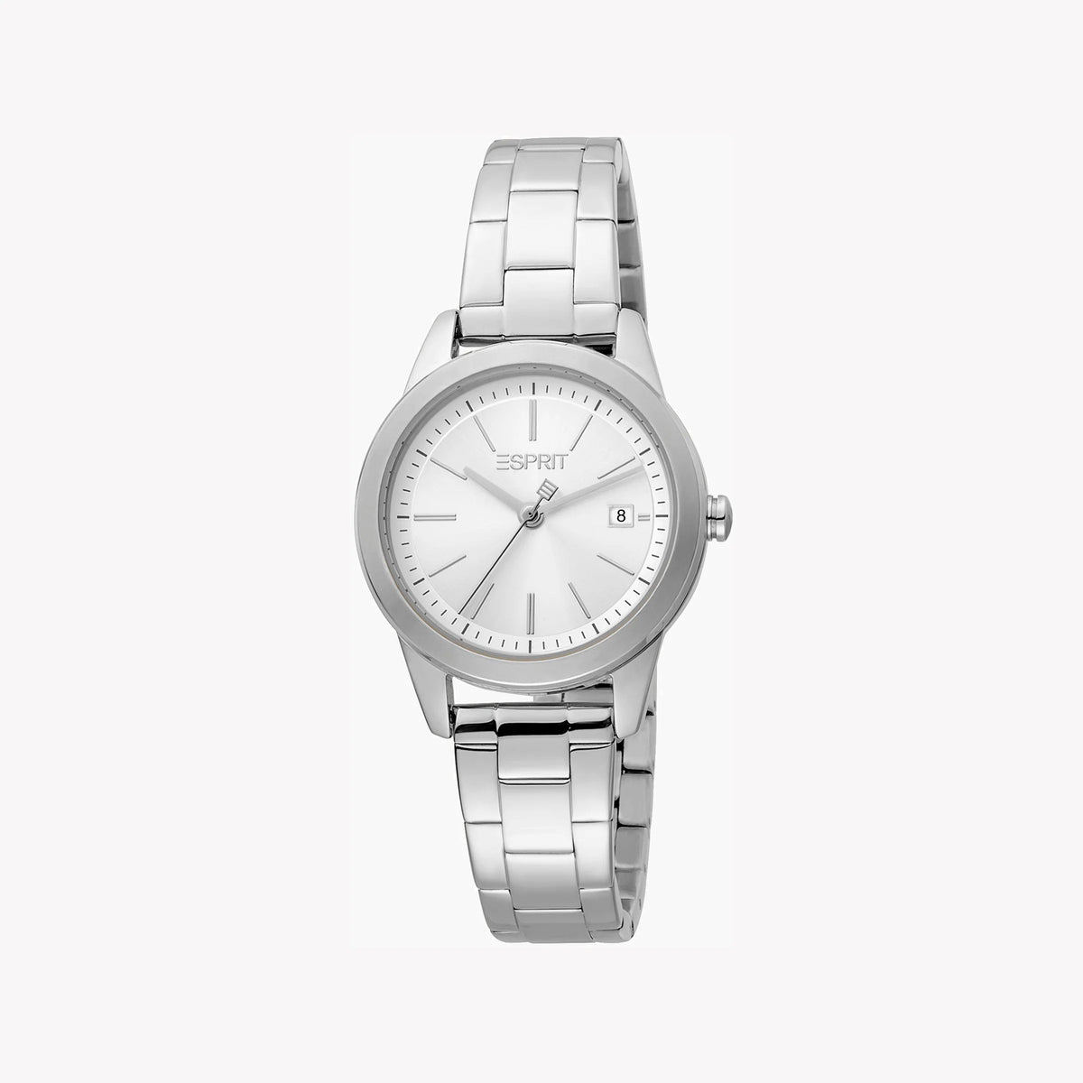 ESPRIT Women's Watch with Silver Stainless Steel Case and Silver Stainless Steel Band