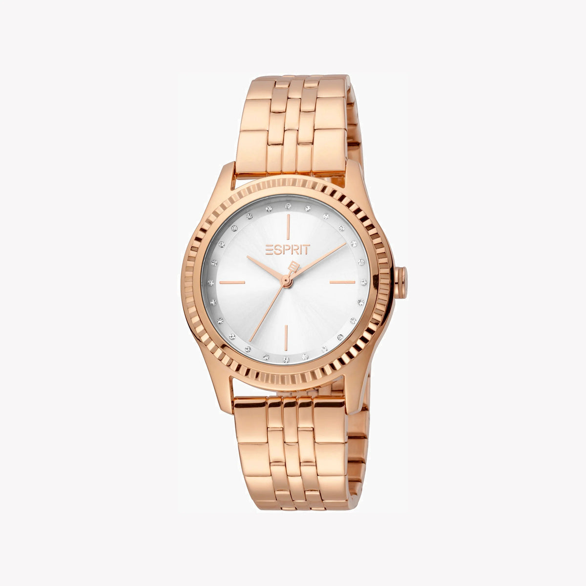 ESPRIT Women's Watch with Rose Gold Stainless Steel Case and Rose Gold Stainless Steel Band