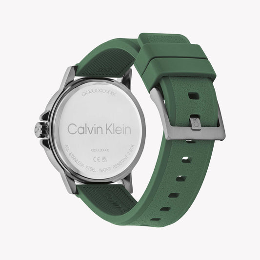 CK CALVIN KLEIN BOLD GREEN STAINLESS STEEL WATCH - MODERN DESIGN FOR THE DISTINGUISHED MAN-i-Watch-2