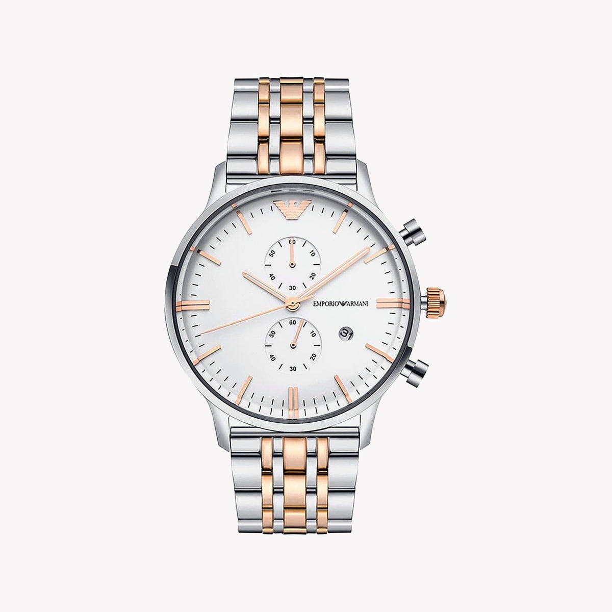 EMPORIO ARMANI AR0399 - ELEGANT TIMEPIECE - MODERN FEMININITY WITH SILVER SHINE