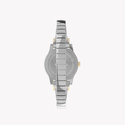 TIMEX TWO-TONE CHARM - ELEGANT WOMEN’S SEMI BANGLE WATCH WITH CRYSTAL ACCENTS-i-Watch-2