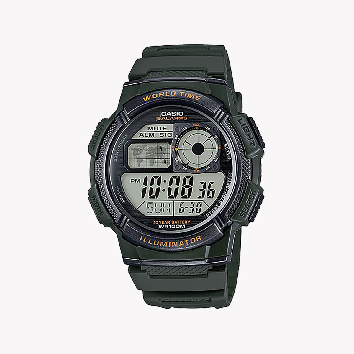 CASIO AE-1000W-3AVDF DYNAMIC ADVENTURER - VERSATILE MEN'S WATCH WITH RUGGED STYLE & WATER RESISTANCE