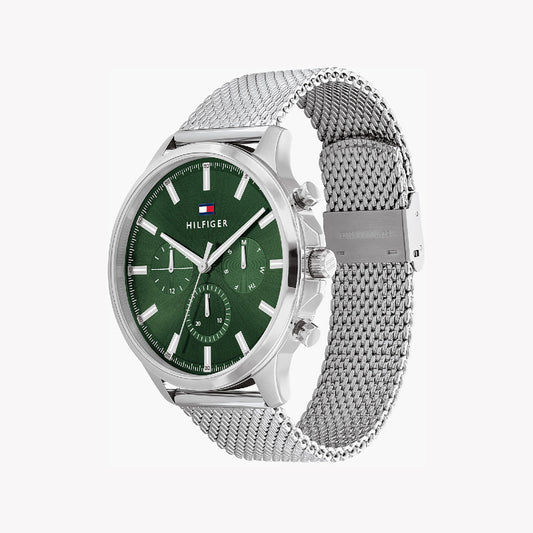 TOMMY HILFIGER 1683474 - STRIKING GREEN INDULGENCE: MEN'S STAINLESS STEEL TIMEPIECE-i-Watch-2