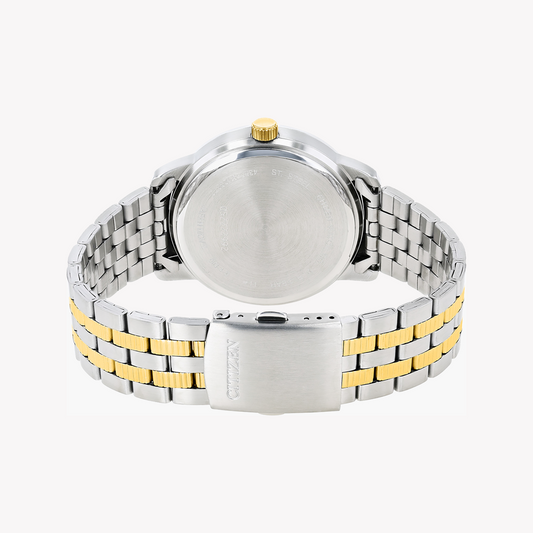 CITIZEN DZ0054-56A MENS STYLISH PRECISION TIMEPIECE - ELEGANT QUARTZ WATCH IN SILVER & GOLD-i-Watch-2