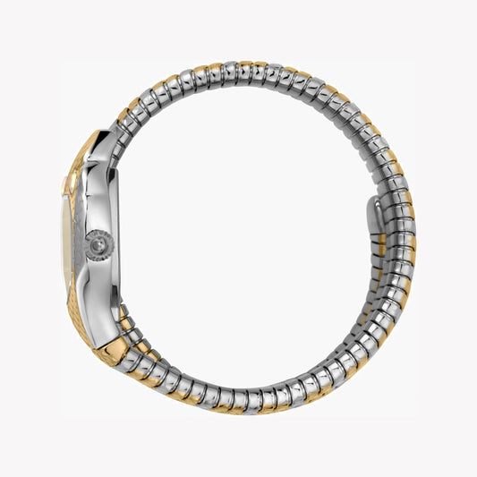 JUST CAVALLI Women's Watch with Silver Stainless Steel Case and Silver & Gold Stainless Steel Band-i-Watch-2