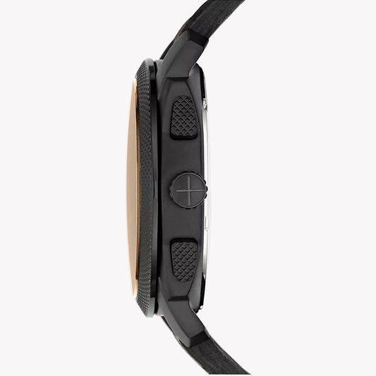 FOSSIL FS5251SET - TIMELESS ELEGANCE IN STAINLESS STEEL & DARK BROWN LEATHER-i-Watch-2