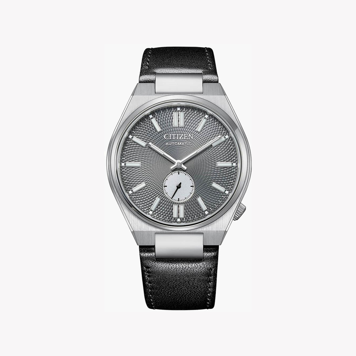 CITIZEN NK5010-01H CLASSIC ELEGANCE - MENS AUTOMATIC TIMEPIECE WITH LEATHER BAND & GRAY DIAL