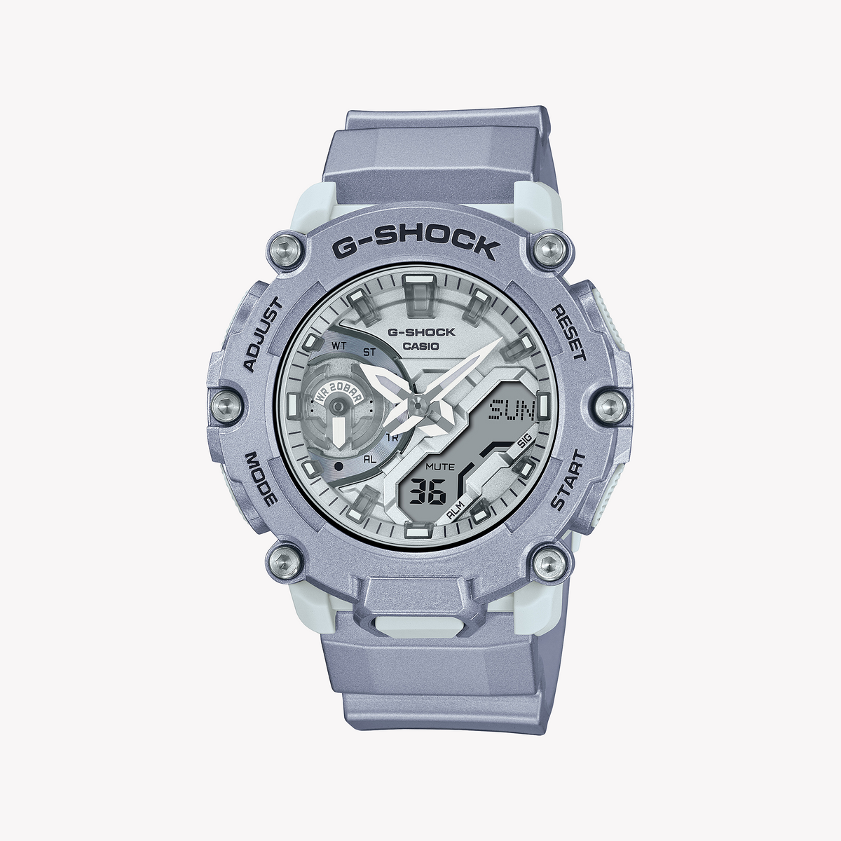 CASIO G-SHOCK GA-2200FF-8ADR DYNAMIC DESIGN - RUGGED STYLE UNLEASHED Men's Watch in Gray Resin