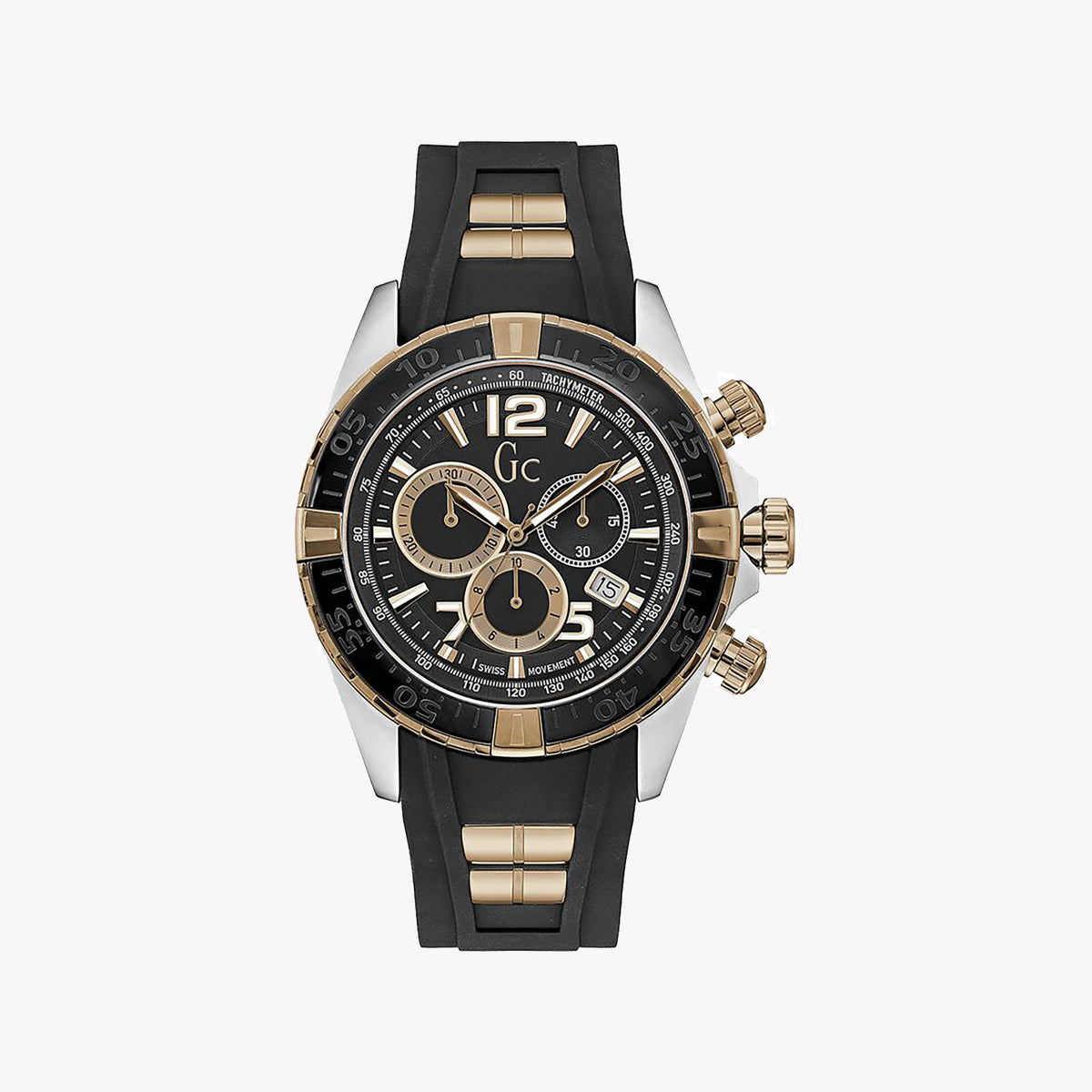GUESS COLLECTION Y02011G2 MEN'S TIMEPIECE - MODERN SOPHISTICATION WITH RUGGED STYLE