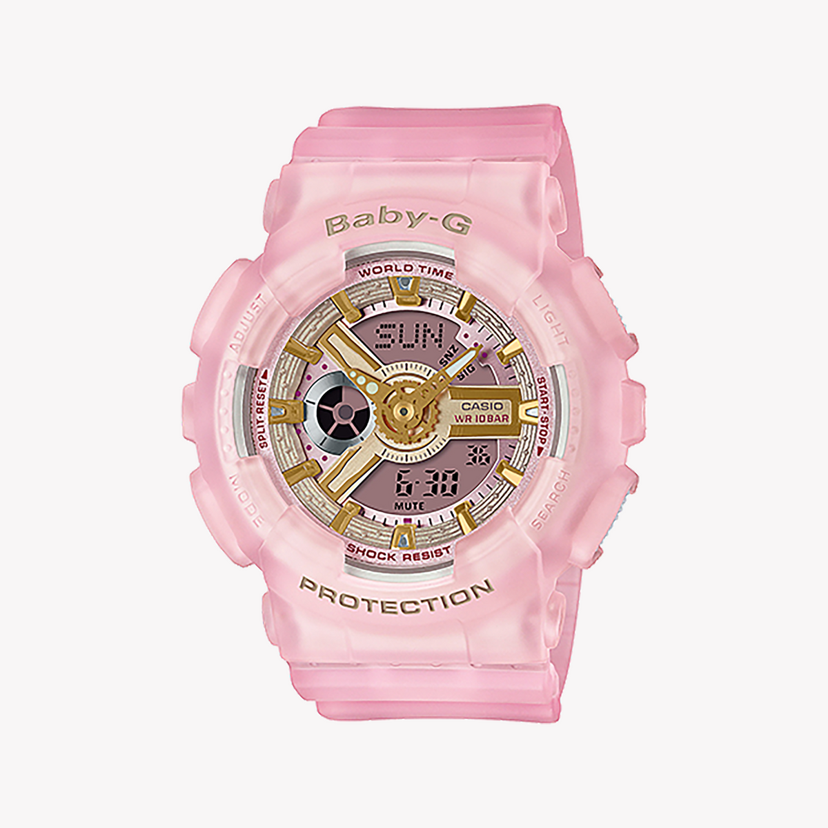 BA-110SC-4ADR BABY-G - VIBRANT PINK MULTIFUNCTIONAL WOMEN'S SPORT WATCH