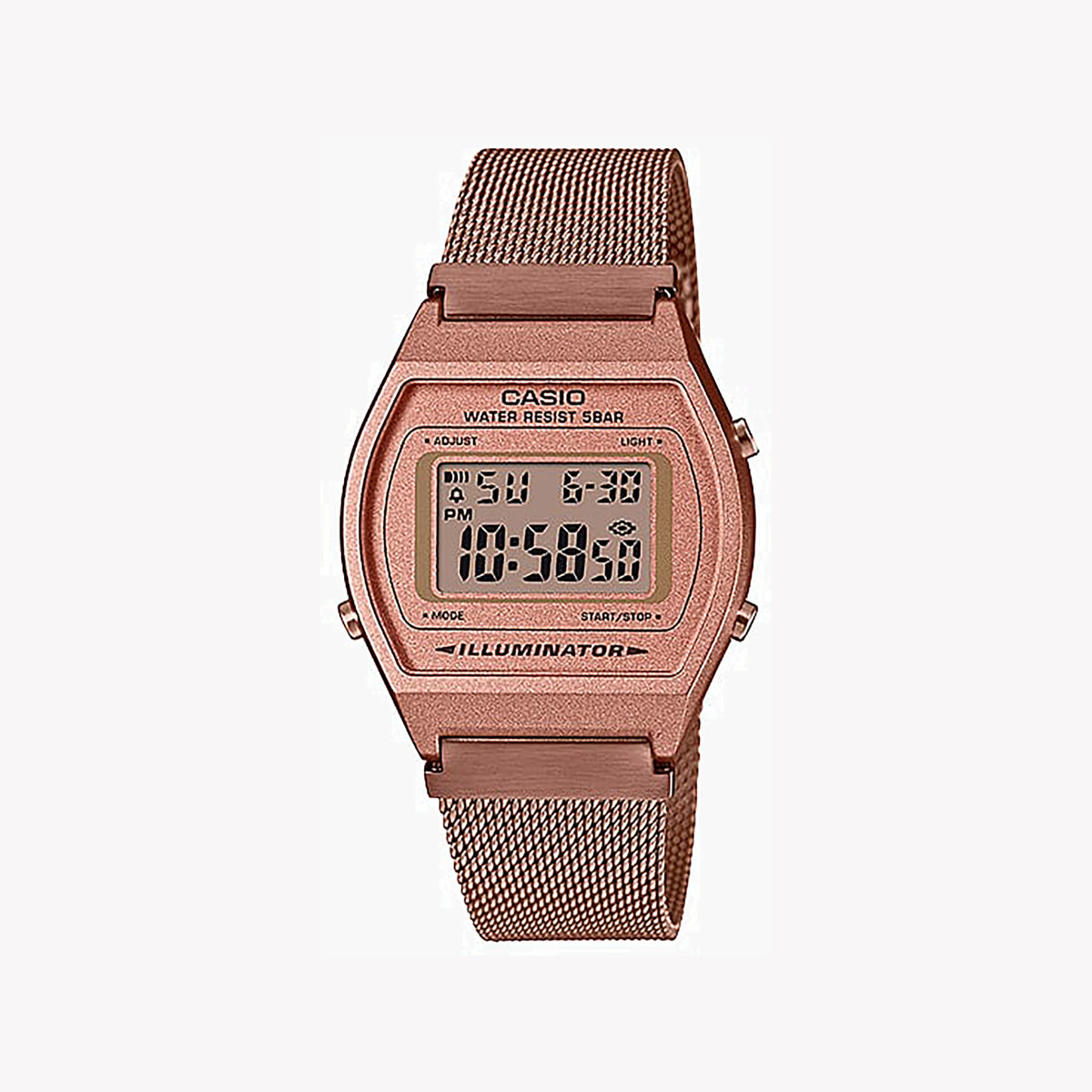 CASIO B640WMR-5ADF ROSE GOLD ELEGANCE - SPORTY & FUNCTIONAL WOMEN'S WATCH