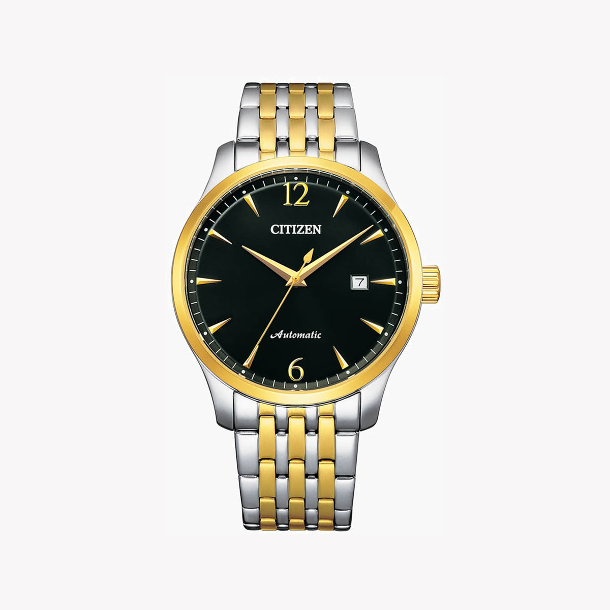 CITIZEN NJ0114-84E - ELEGANT AUTOMATIC TIMEPIECE FOR MODERN MEN WITH SLEEK DUAL-TONED DESIGN